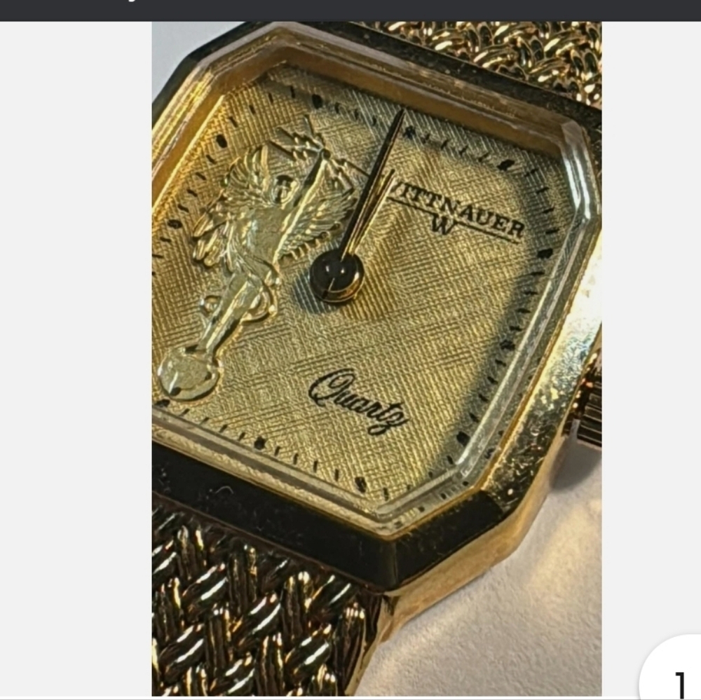 Ladies GT Wittnauer 1970’s Angel Of Lighting Watch Gold Tone Need New Battery - Picture 3 of 14
